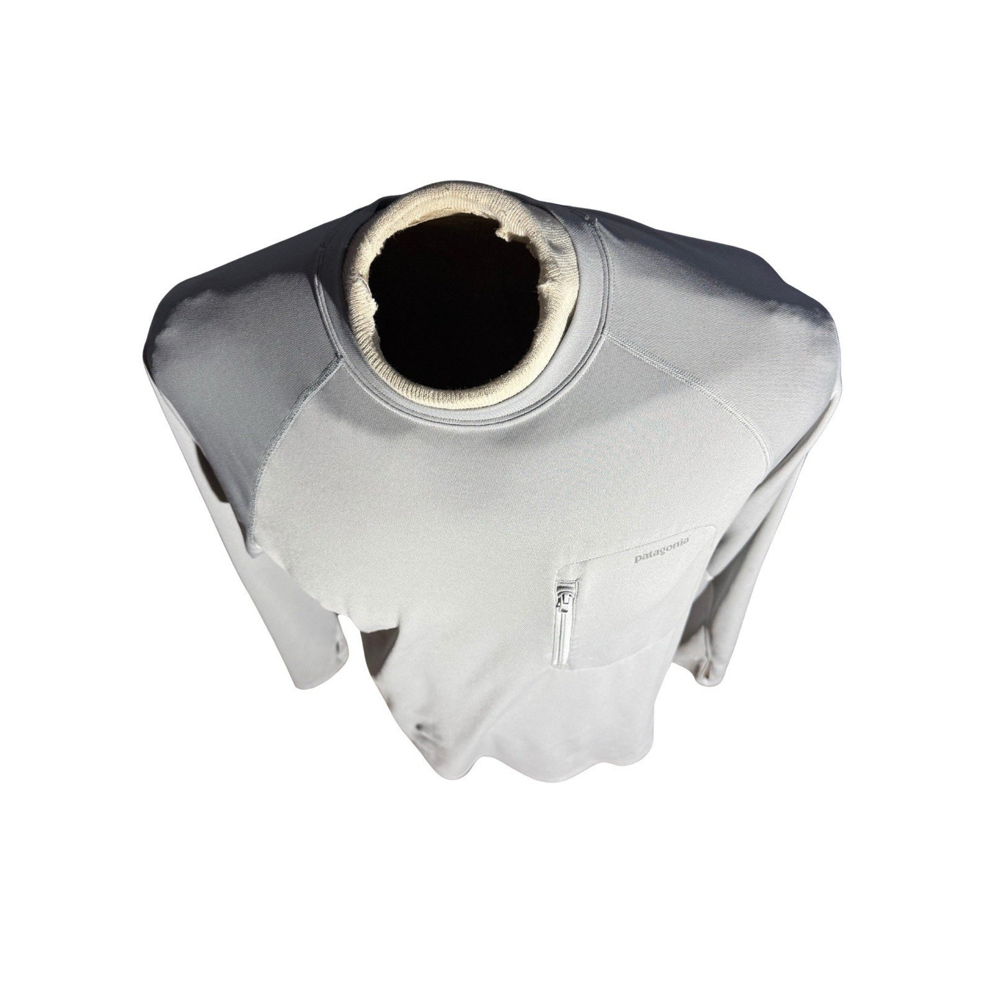 Patagonia Capilene 3 Midweight Base Layer Shirt Men M Gray Long Sleeve Polartec