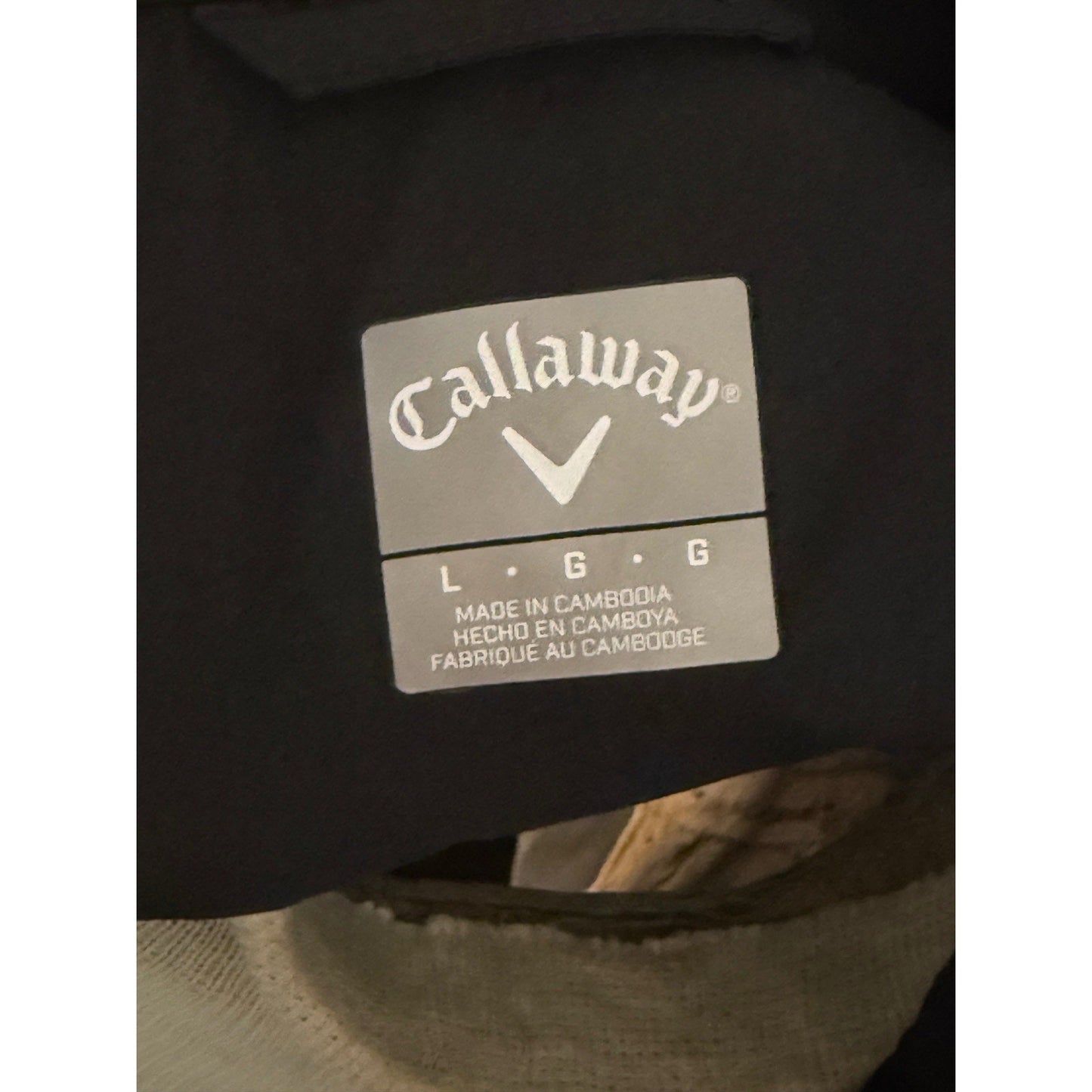 Callaway Women’s Golf Vest L Black Quilted Lightweight Zip Front Sleeveless