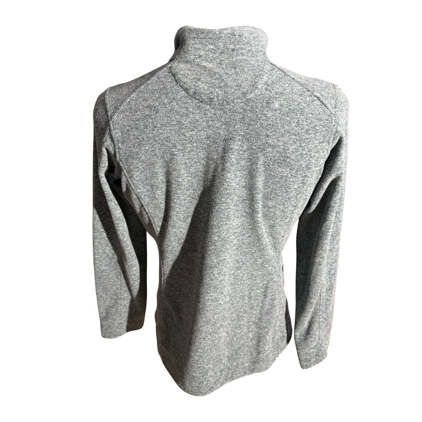 Duluth Trading Co Women’s Full Zip Fleece Jacket Large Heather Green