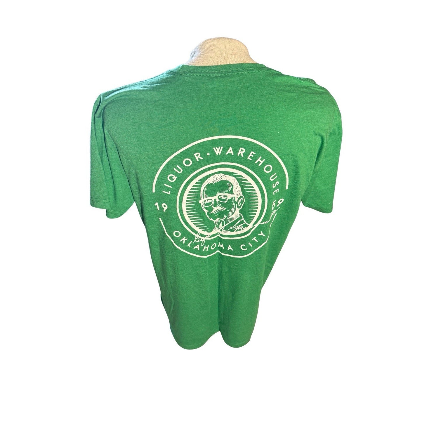 Guinness Beer T-Shirt XL Green Byron’s Liquor Warehouse OKC St. Patrick’s 264