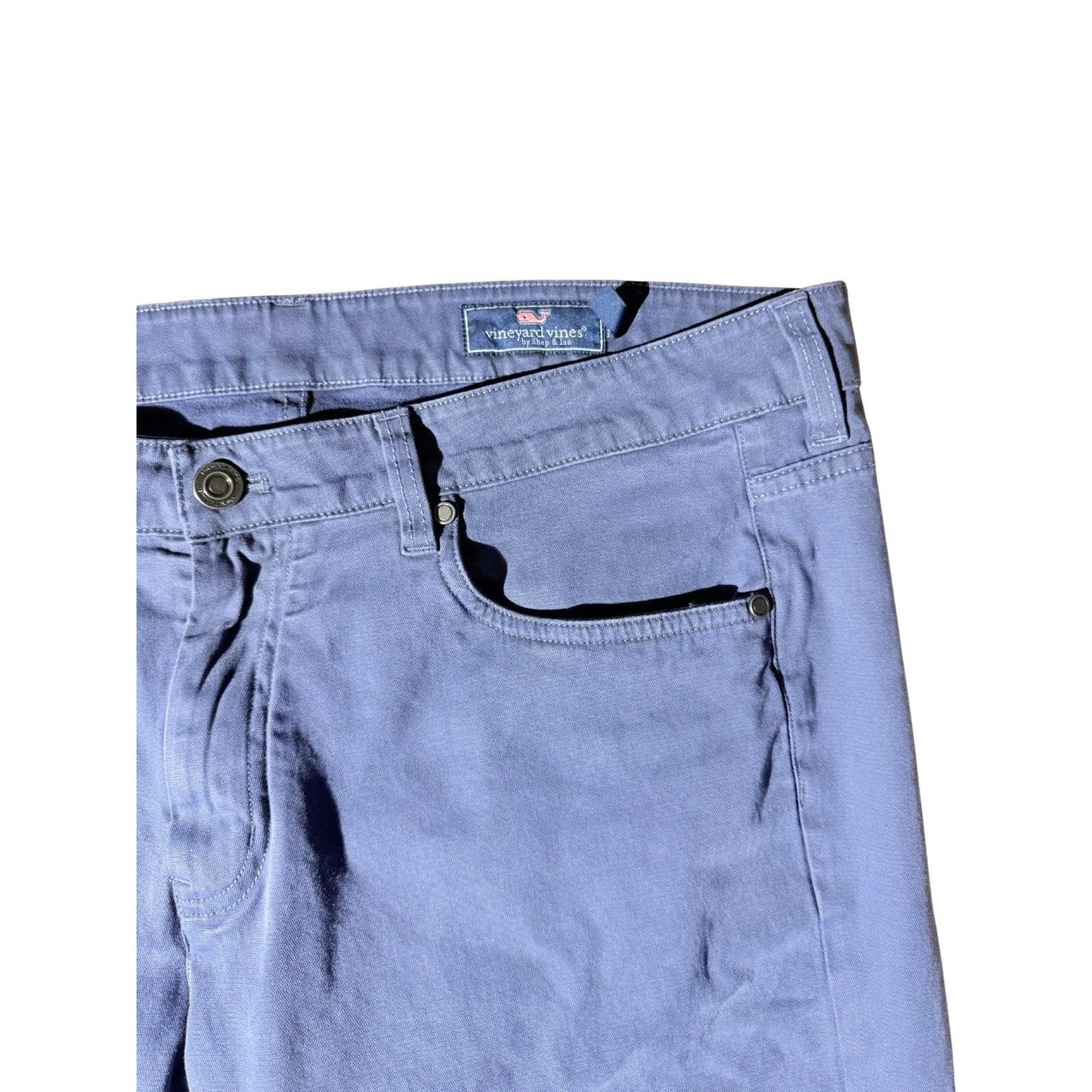 Vineyard Vines Men’s Chino Pants 36x30 Navy Blue Classic Fit Flat Front Cotton