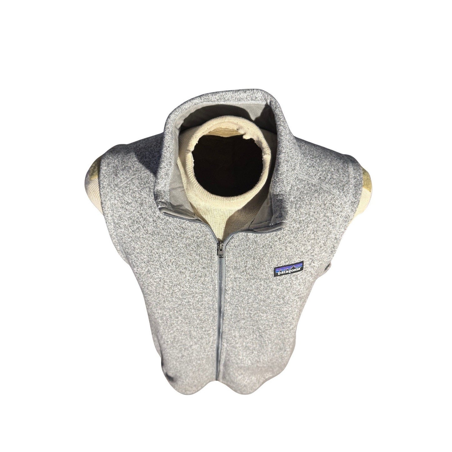Patagonia Women’s Better Sweater Fleece Vest Gray Large Home Depot Logo NWT