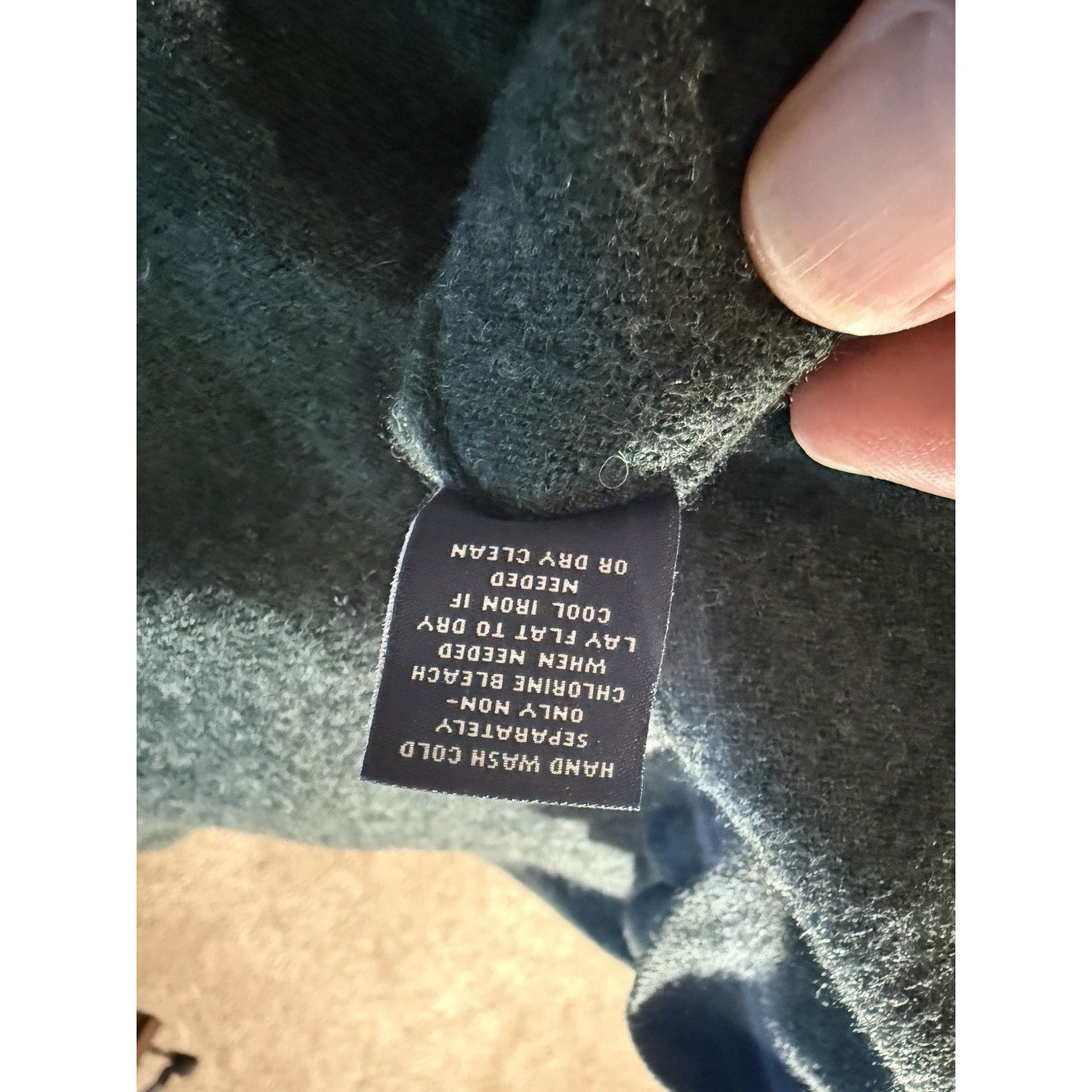 Hart Schaffner Marx Merino Wool Sweater 3XB Fits Like L Green V-Neck Pullover