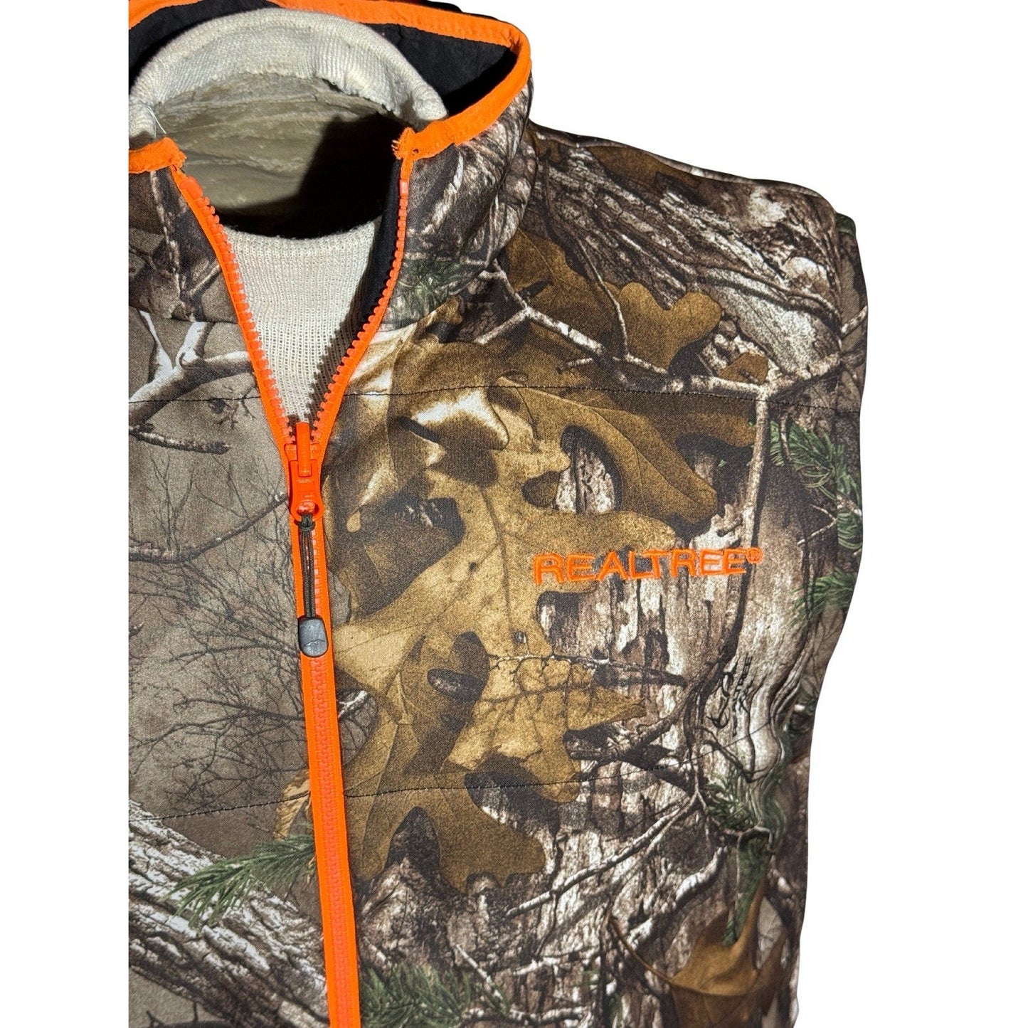 Realtree Camo Hunting Vest Men’s L Reversible Black / Xtra Pattern Outdoor Gear