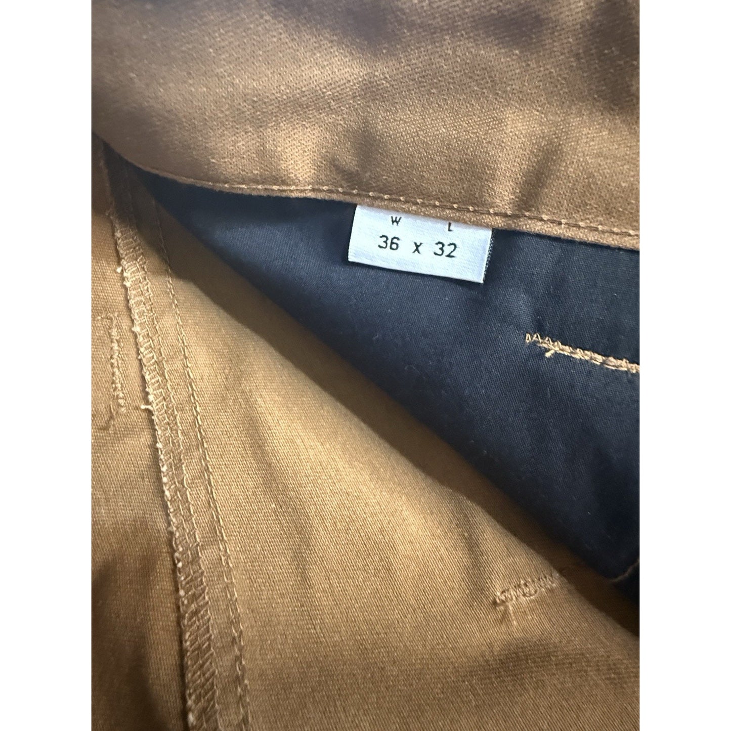 Caterpillar Men’s Work Pants 36x32 Brown Utility Twill Durable Workwear CAT