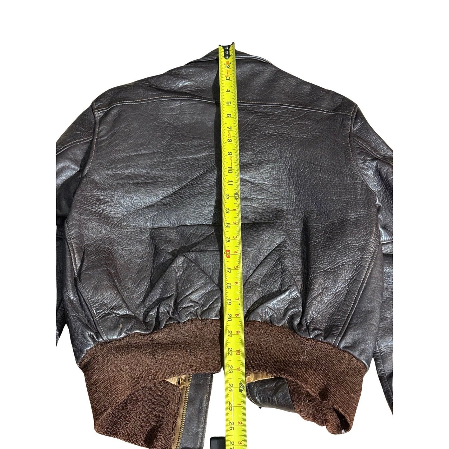 Vintage 1949 Sierra Sportswear Horsehide Leather Jacket Sz 40 Union Label USA