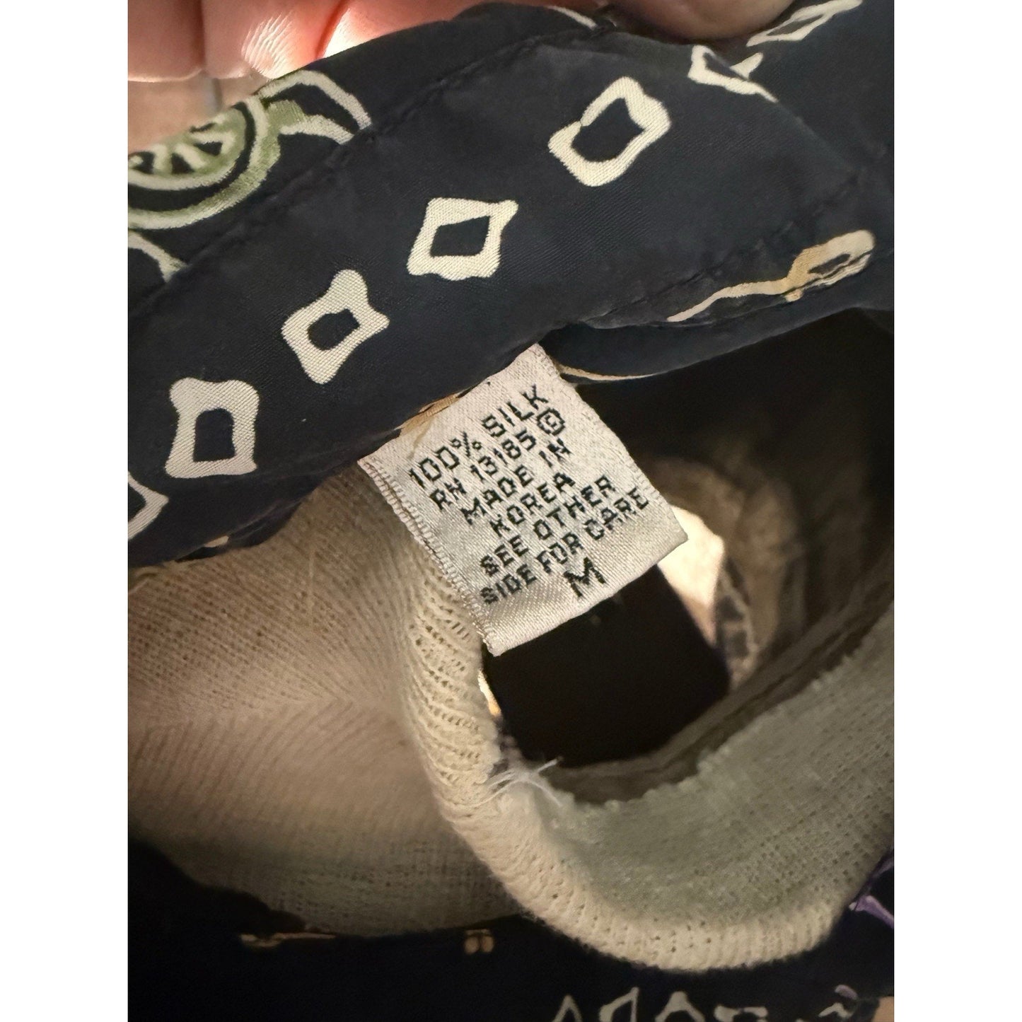 Burma Bibas 100% Silk Shirt Men’s M Black Casino Gambling Print Short Sleeve VTG