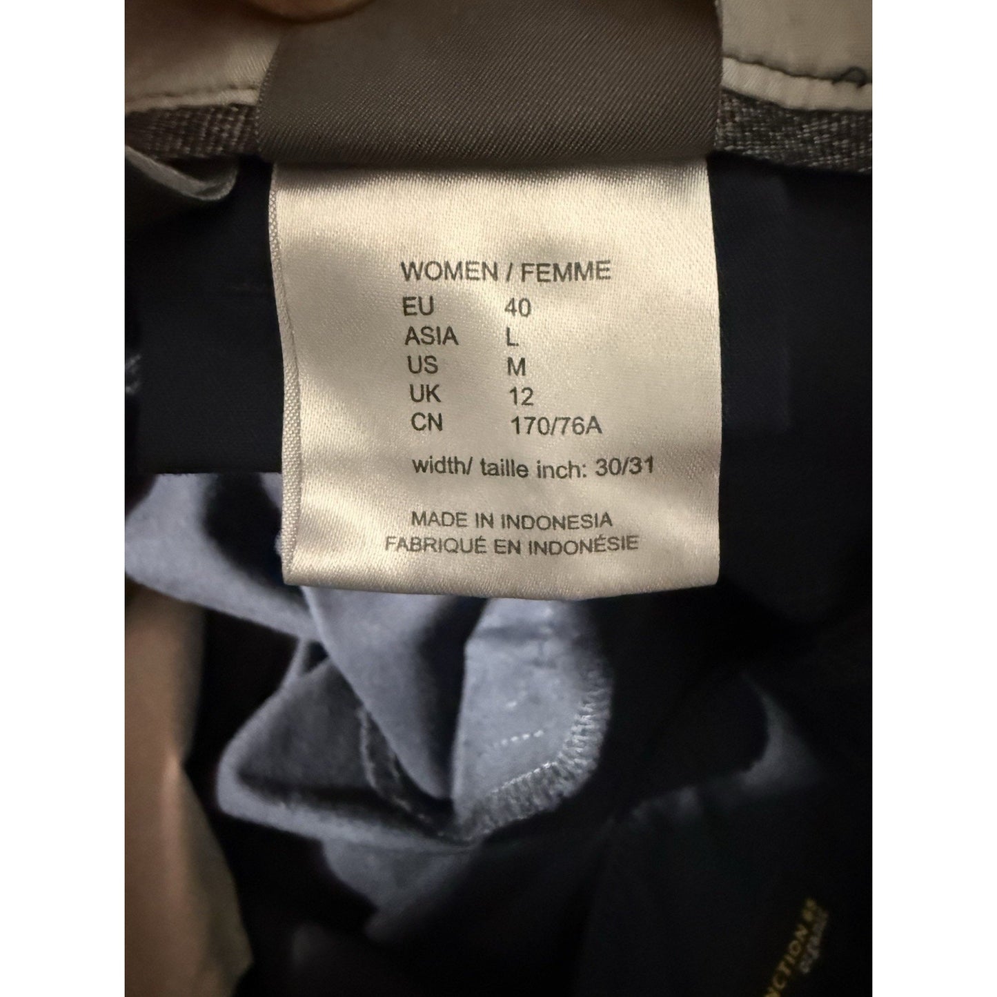 Jack Wolfskin Women’s Shorts 40 M 30 Blue Function 65 Outdoor Casual