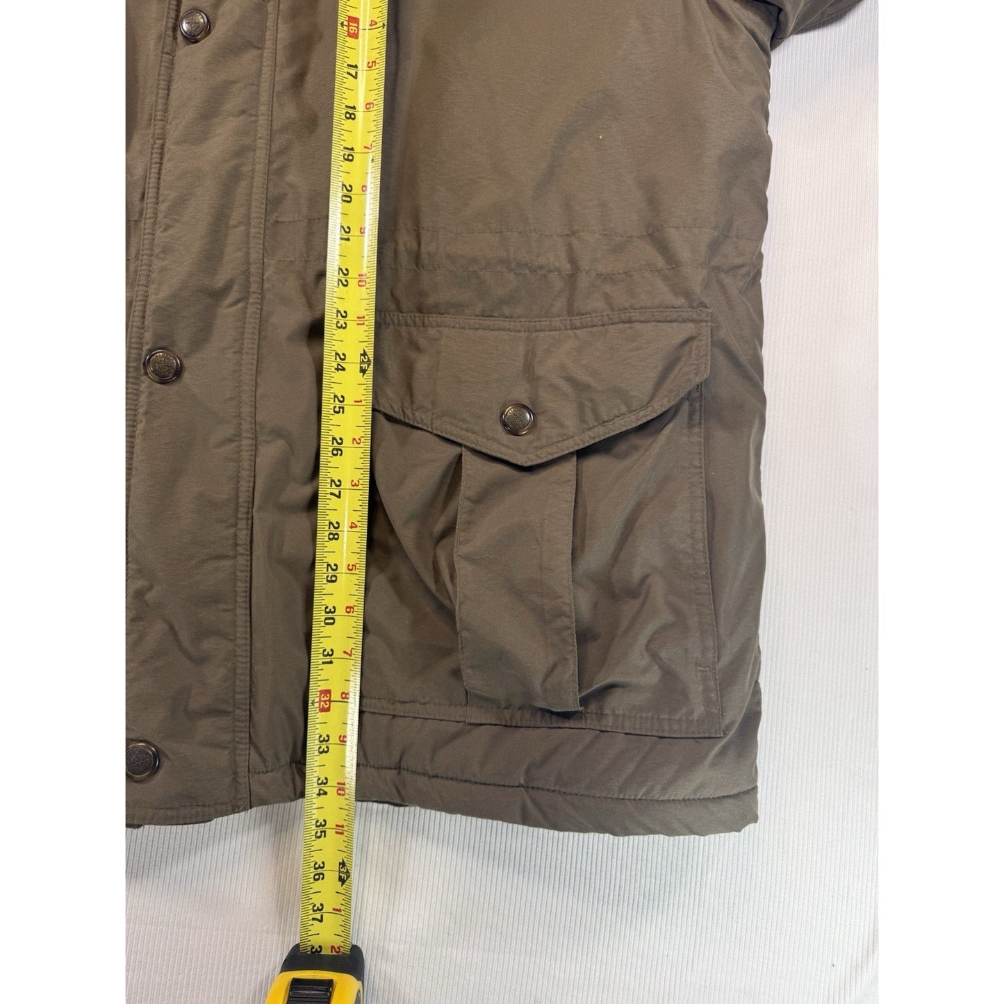 Vintage Members Only Insulated Jacket Men’s XL Brown Utility Coat