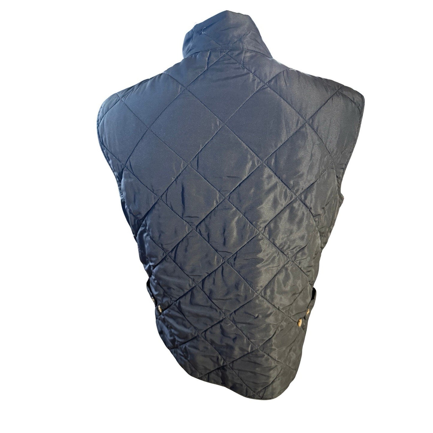 J.Crew Mercantile Men’s Large Black Quilted Puffer Vest Sleeveless Zip Jacket