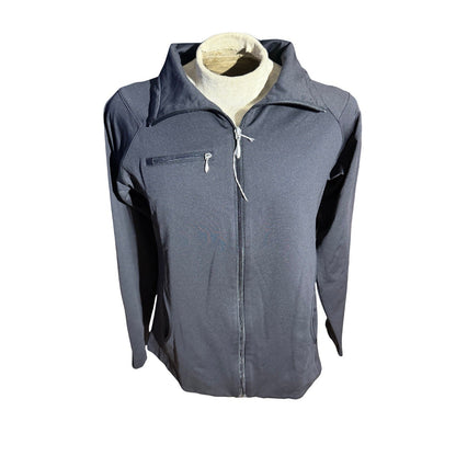 Straight Down Men’s Jacket XL Black Full Zip Golf Performance Hooded Softshell