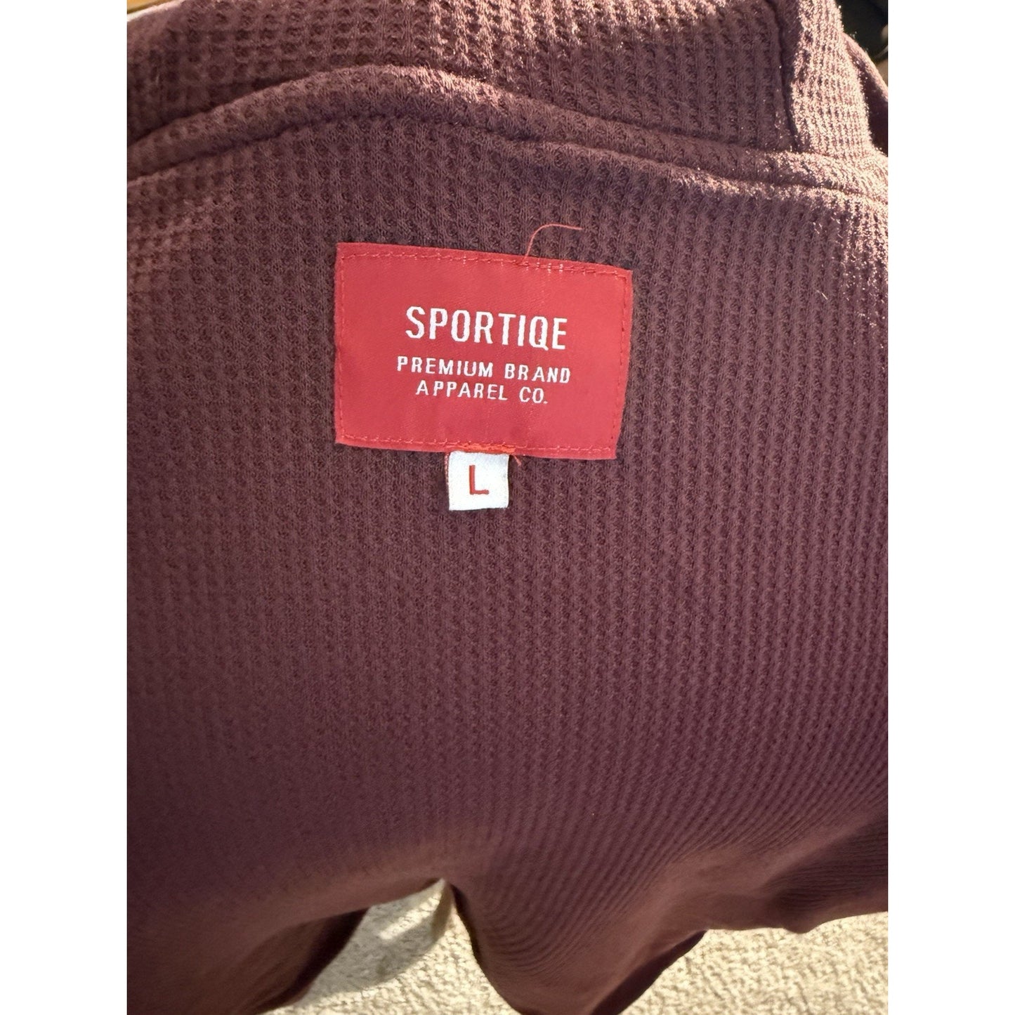 Wilson Combat Sportiqe Hoodie Men’s Large Maroon Full Zip Sweatshirt Jacket