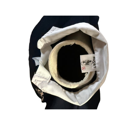 Vintage Scotland Rugby Shirt XL 1990s Supporters Jersey Navy White Thistle