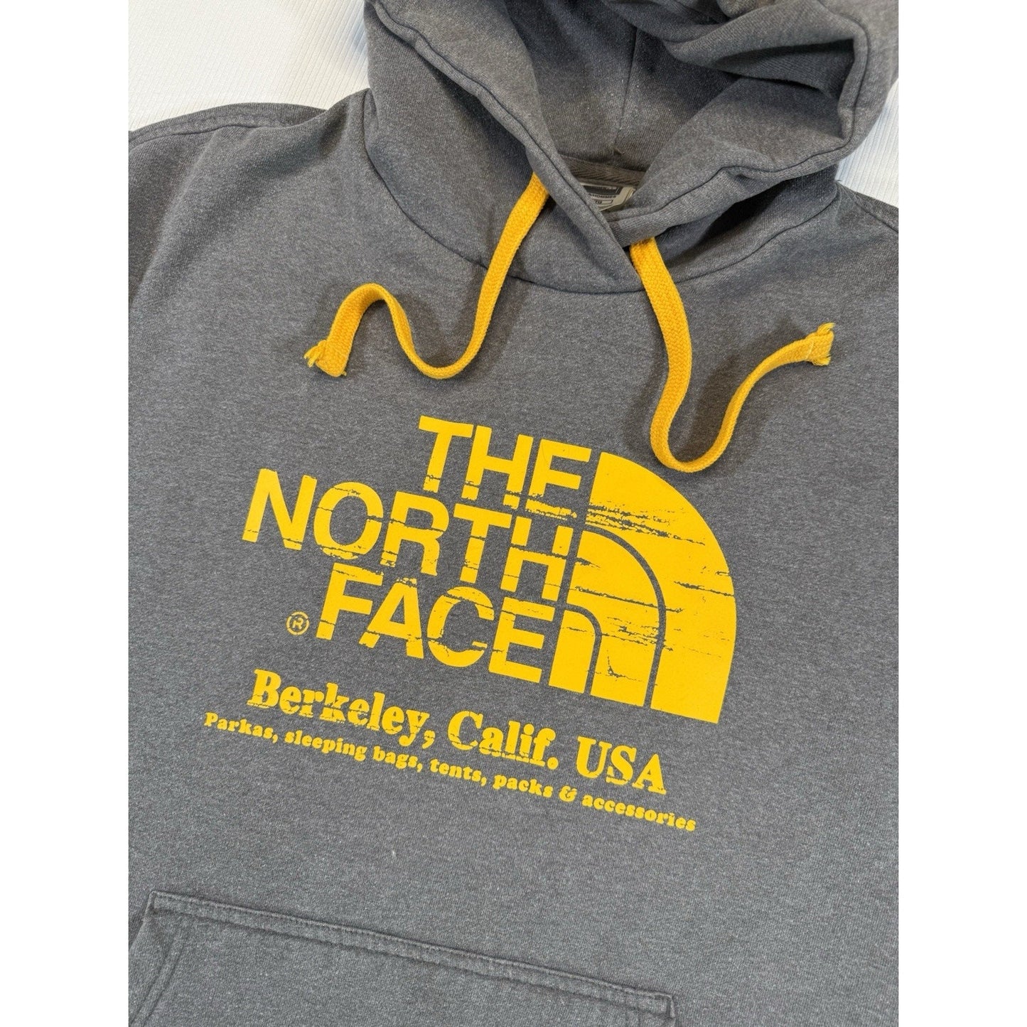 The North Face Hoodie XL Gray Berkeley Calif USA Logo Sweatshirt