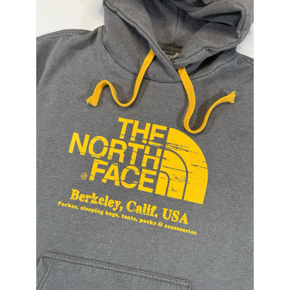 The North Face Hoodie XL Gray Berkeley Calif USA Logo Sweatshirt
