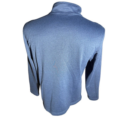 Izod Men’s Blue Quarter Zip Pullover Fleece Sweater Size Small