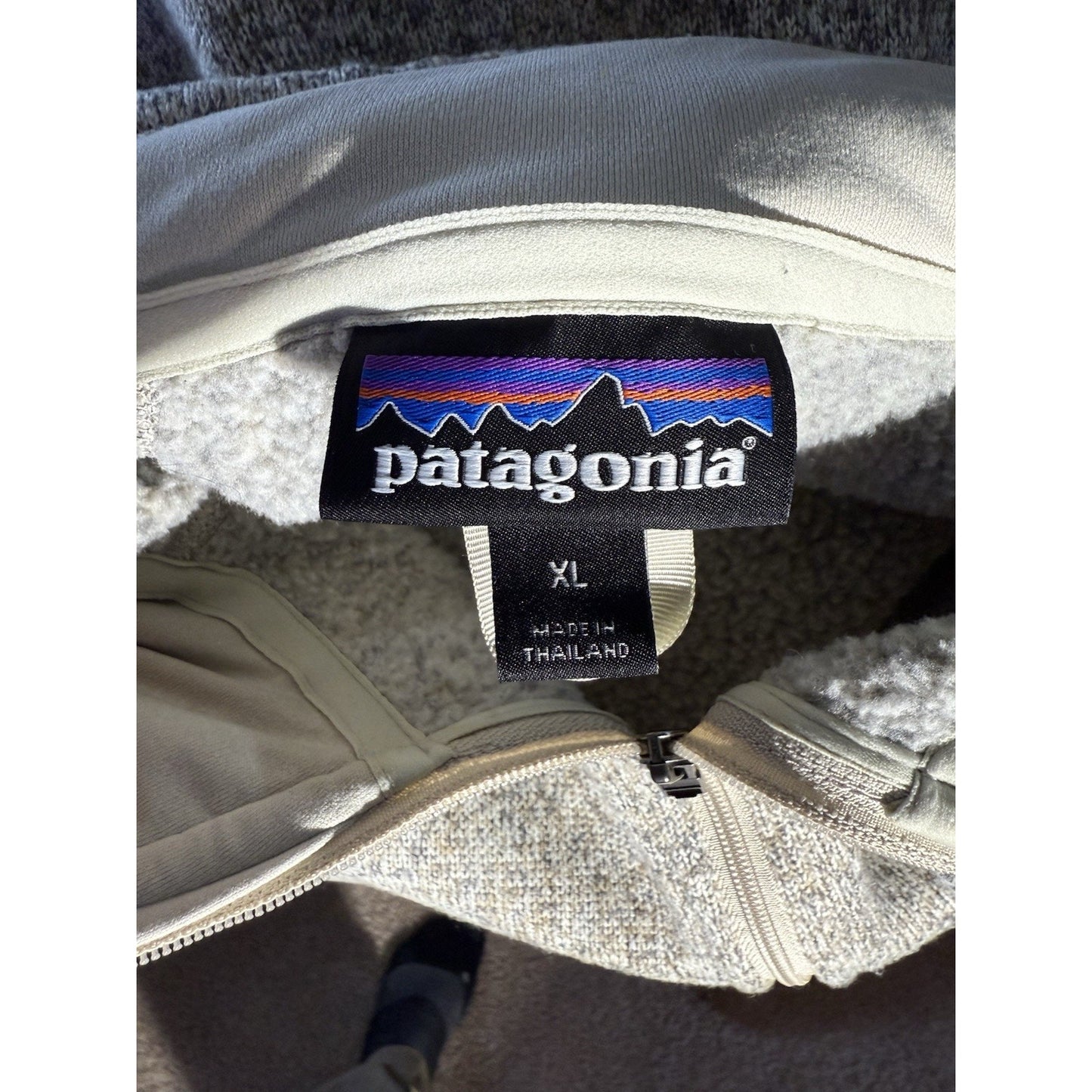 Patagonia Women’s Better Sweater 1/4 Zip Fleece Pullover Birch White XL