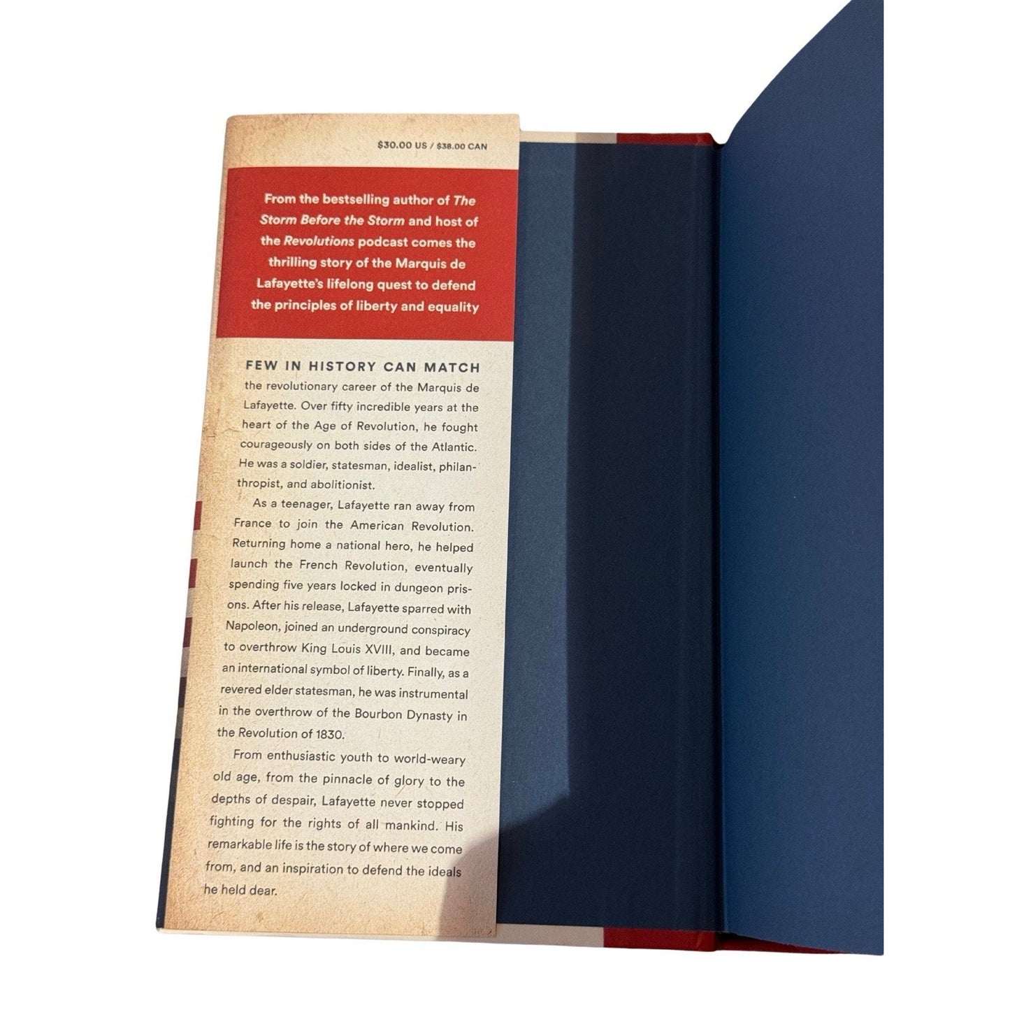 Hero of Two Worlds Mike Duncan 1st Edition 2021 HC Lafayette Biography History