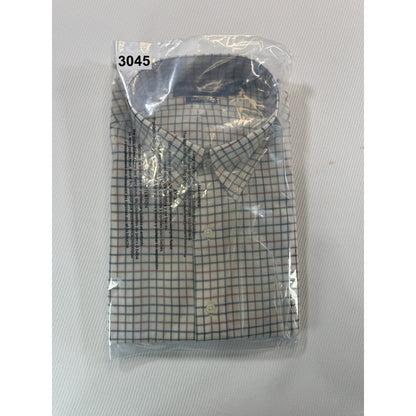 Ralph Lauren XL Classic Fit Plaid Button Down Dress Shirt Cotton NWT