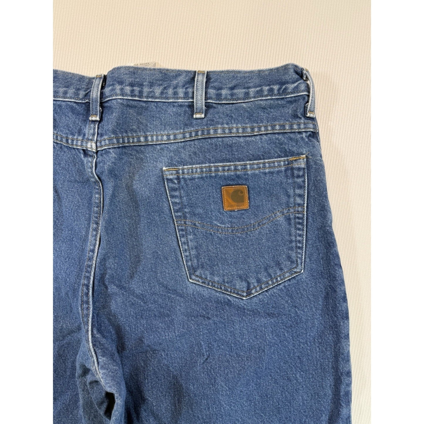 Carhartt Comfort Fit Men’s Jeans 40x32 Blue Denim Workwear Pants