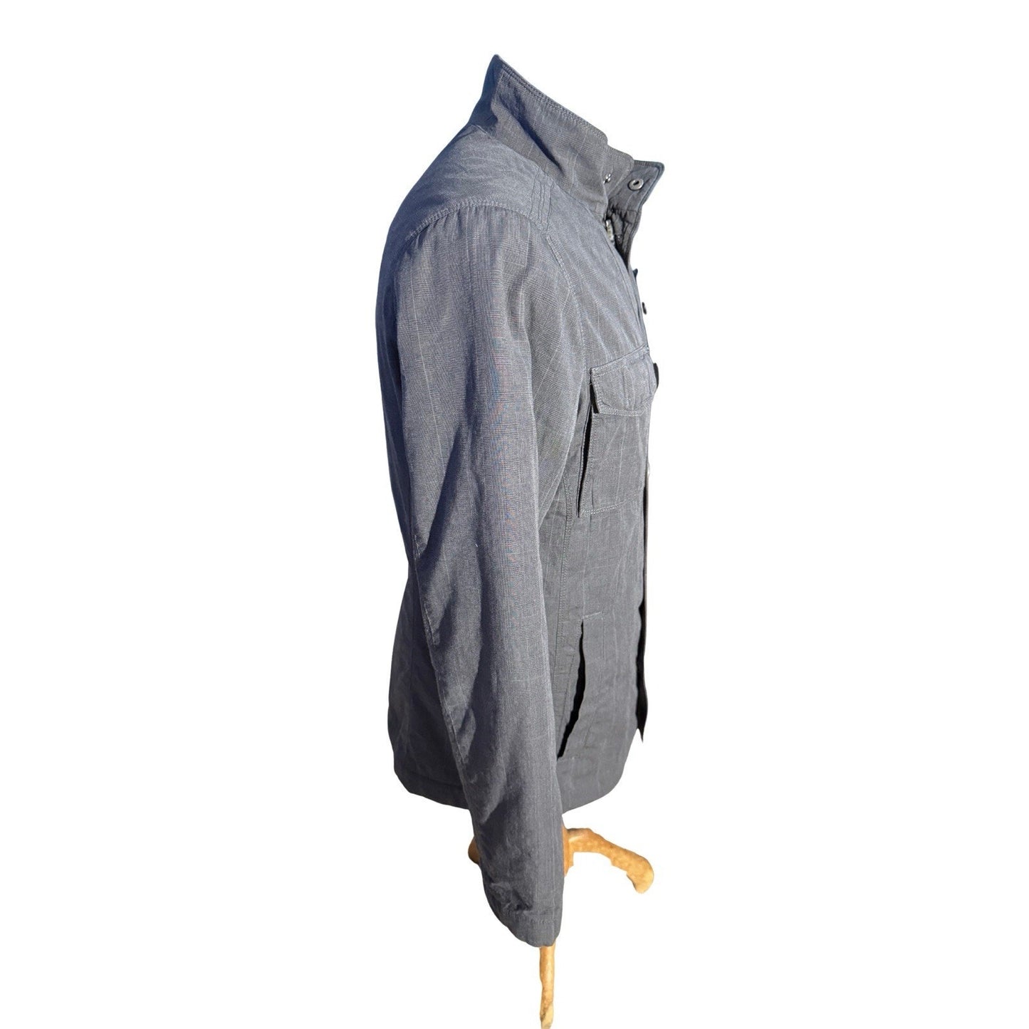 Banana Republic Men’s Gray Utility Jacket Small Cotton Lined Pockets