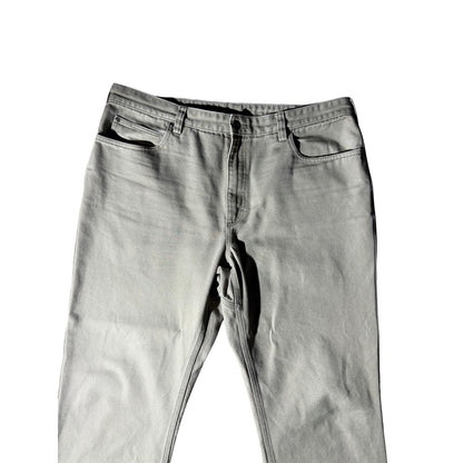 Duluth Trading Co 40x34 Gray Cotton Work Pants Heavy Duty Canvas Utility