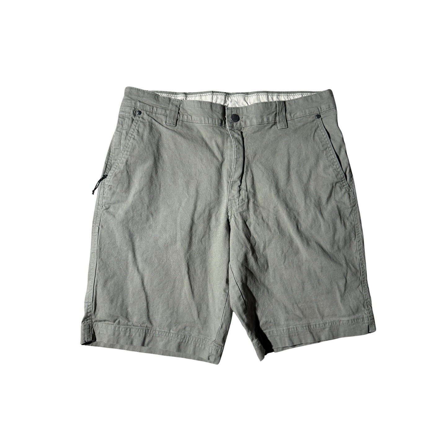 Columbia Men’s Shorts 35W Gray OMNI-SHADE Cotton Stretch Outdoor Hiking Casual