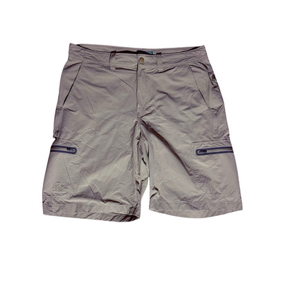 L.L. Bean Nylon Hiking Shorts Mens Large Khaki Cargo Lightweight