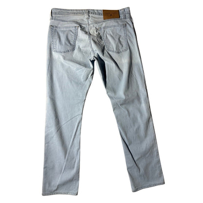 Agave Denim Rocker Jeans Cliffs Light Wash Slim Straight 34x32 USA