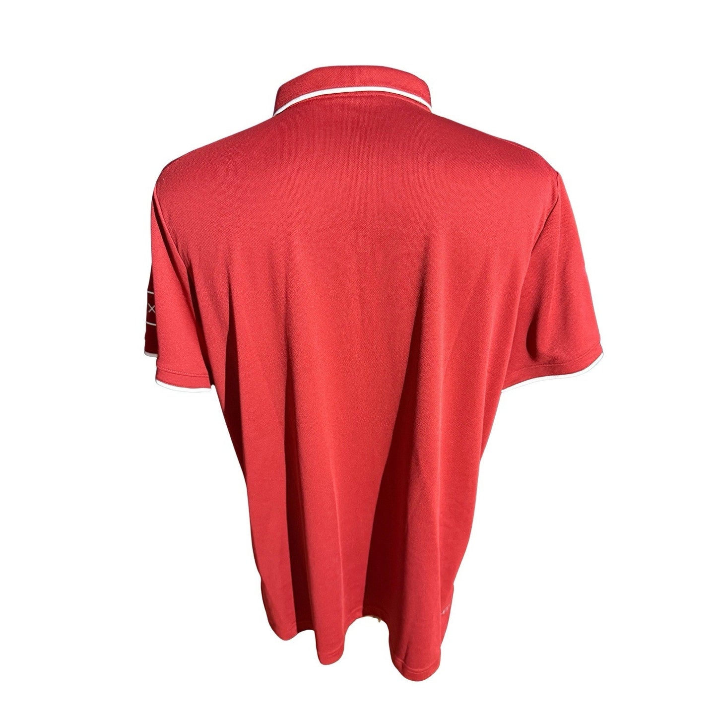 Nike Golf Oklahoma Sooners Shirt Mens XL Burgundy Short Sleeve Polo Logo Fit Dry