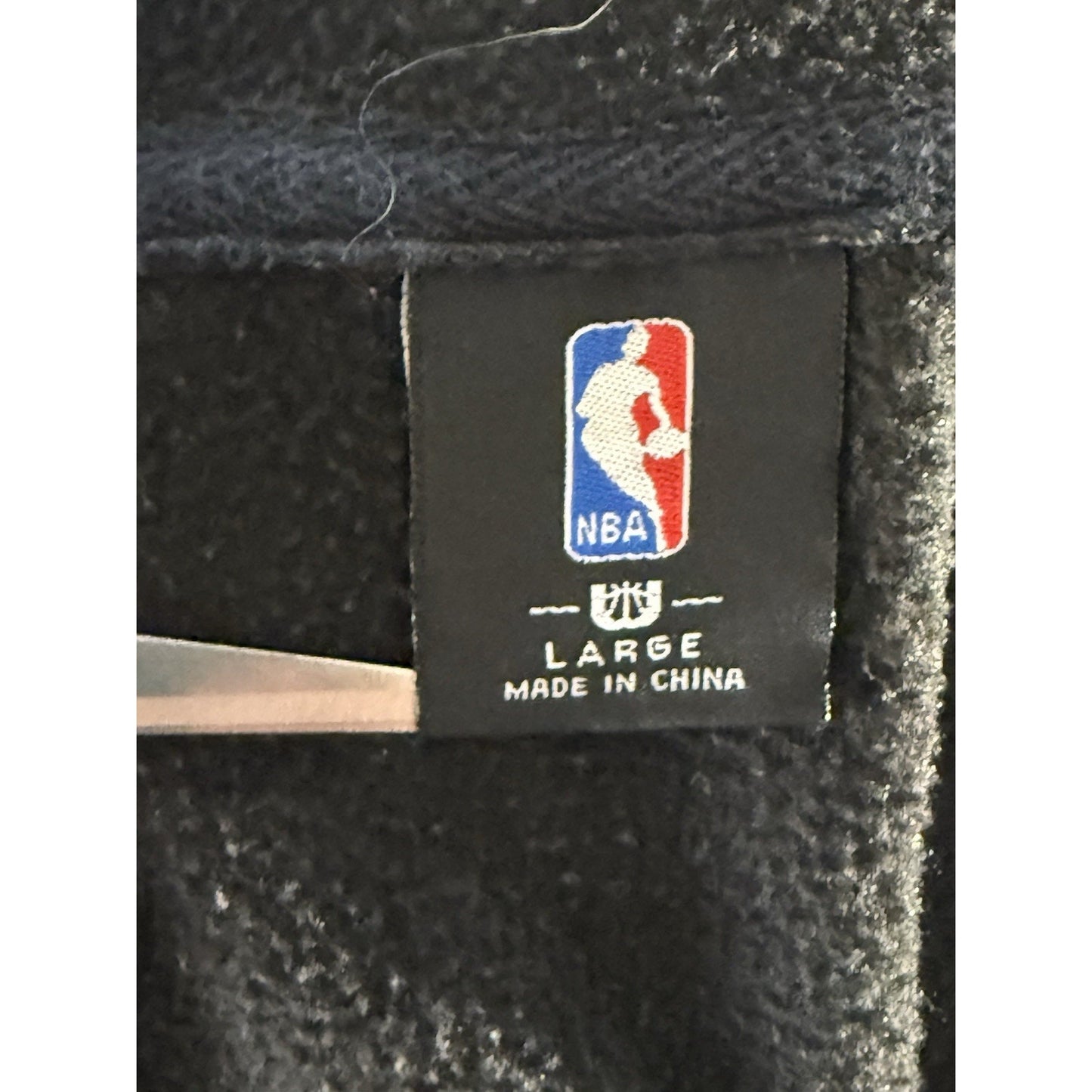 CHICAGO BULLS Gray Zip Up Jacket NBA Brand - Men's Size Large