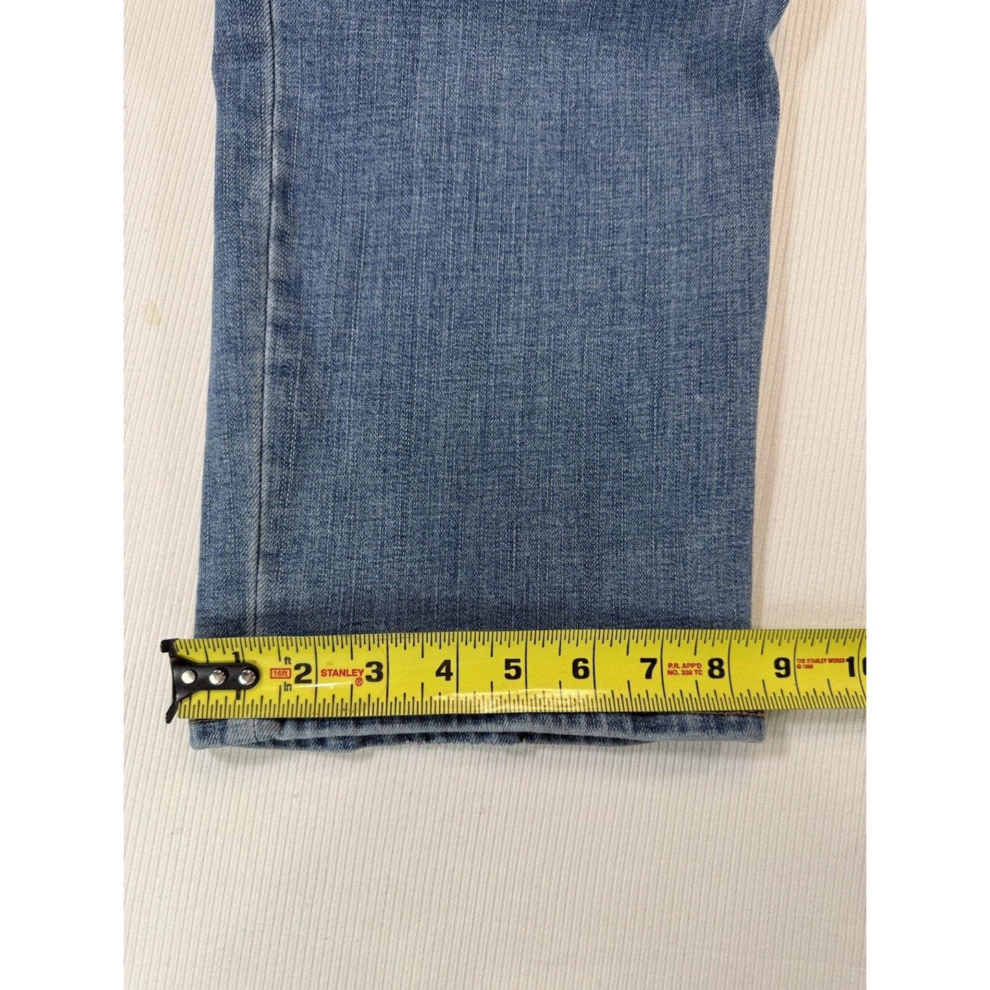 Lucky Brand 363 Straight Jeans 38x32 Light Wash Denim