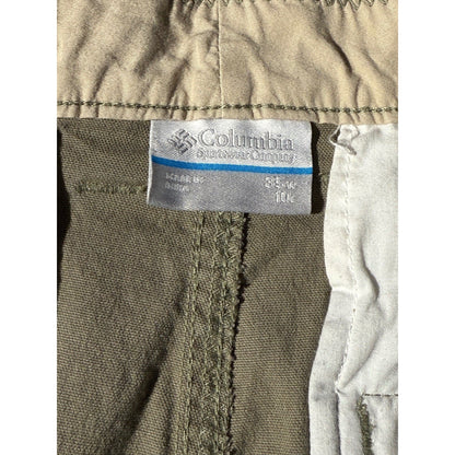 Columbia Men’s Shorts 35W Gray OMNI-SHADE Cotton Stretch Outdoor Hiking Casual