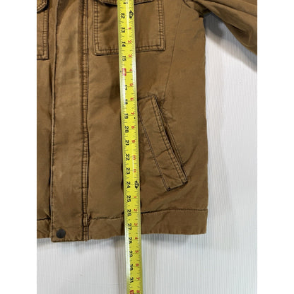 Levi’s Brown Field Jacket Men’s Small Quilted Lined Utility Moto Coat