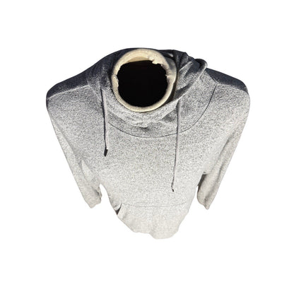 Telluride Clothing Co Cowl Neck Hoodie Gray Medium Soft Knit Pullover