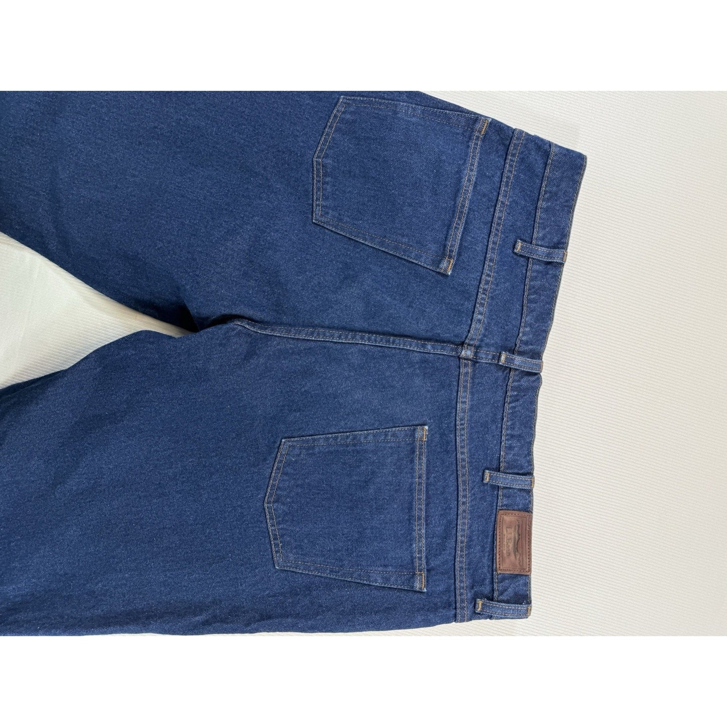 Vintage L.L. Beans Jeans Men’s 40x32 Standard Fit Dark Blue Wash 100% Cotton