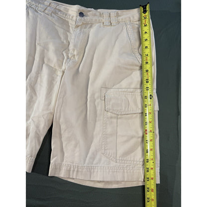 Columbia Sportswear 34 Khaki Cargo Shorts 100% Cotton Outdoor Hiking XM4344