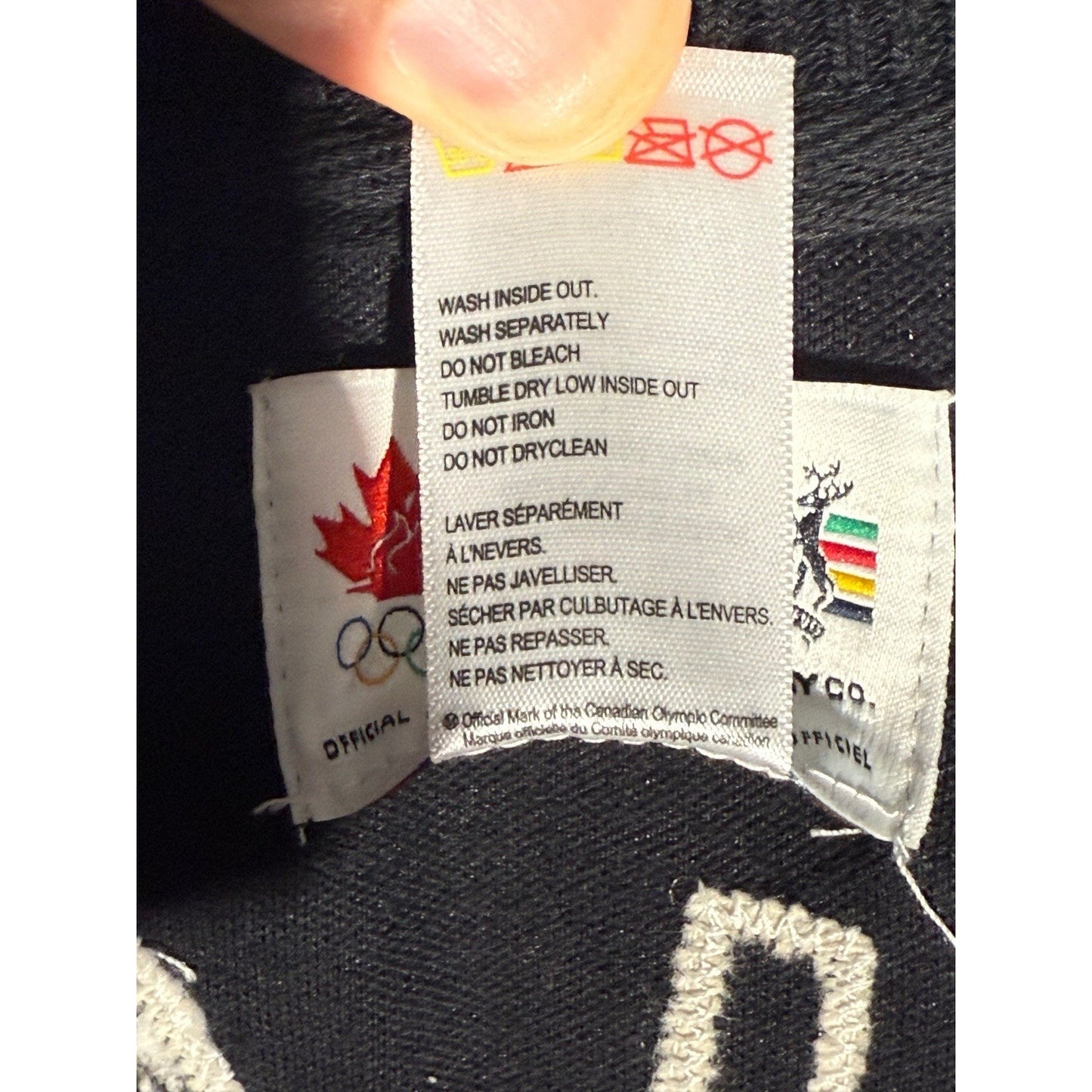 Hudson’s Bay Team Canada Olympic Jacket Men’s Small S Black Full Zip Track 12