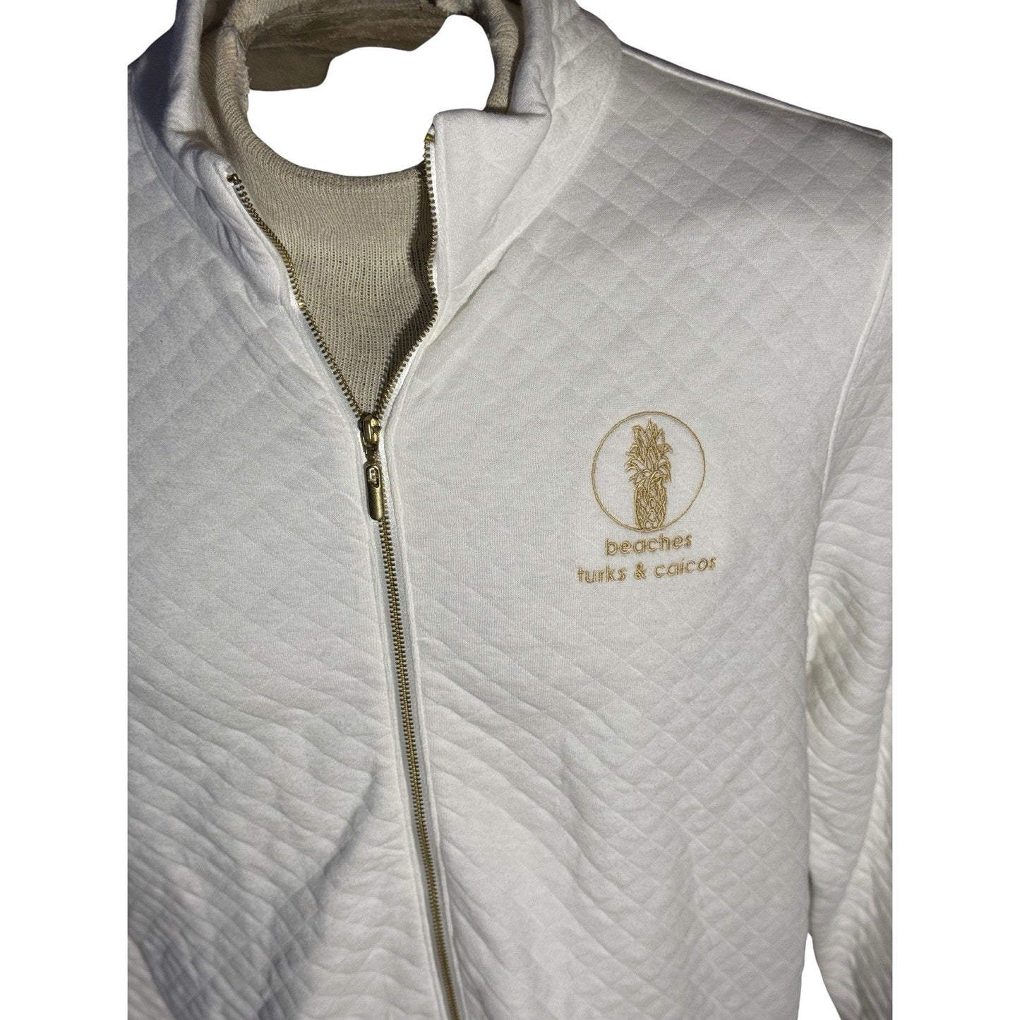 Gear for Sports Beecher Turks & Caicos Resort Full Zip Jacket White XL NWT