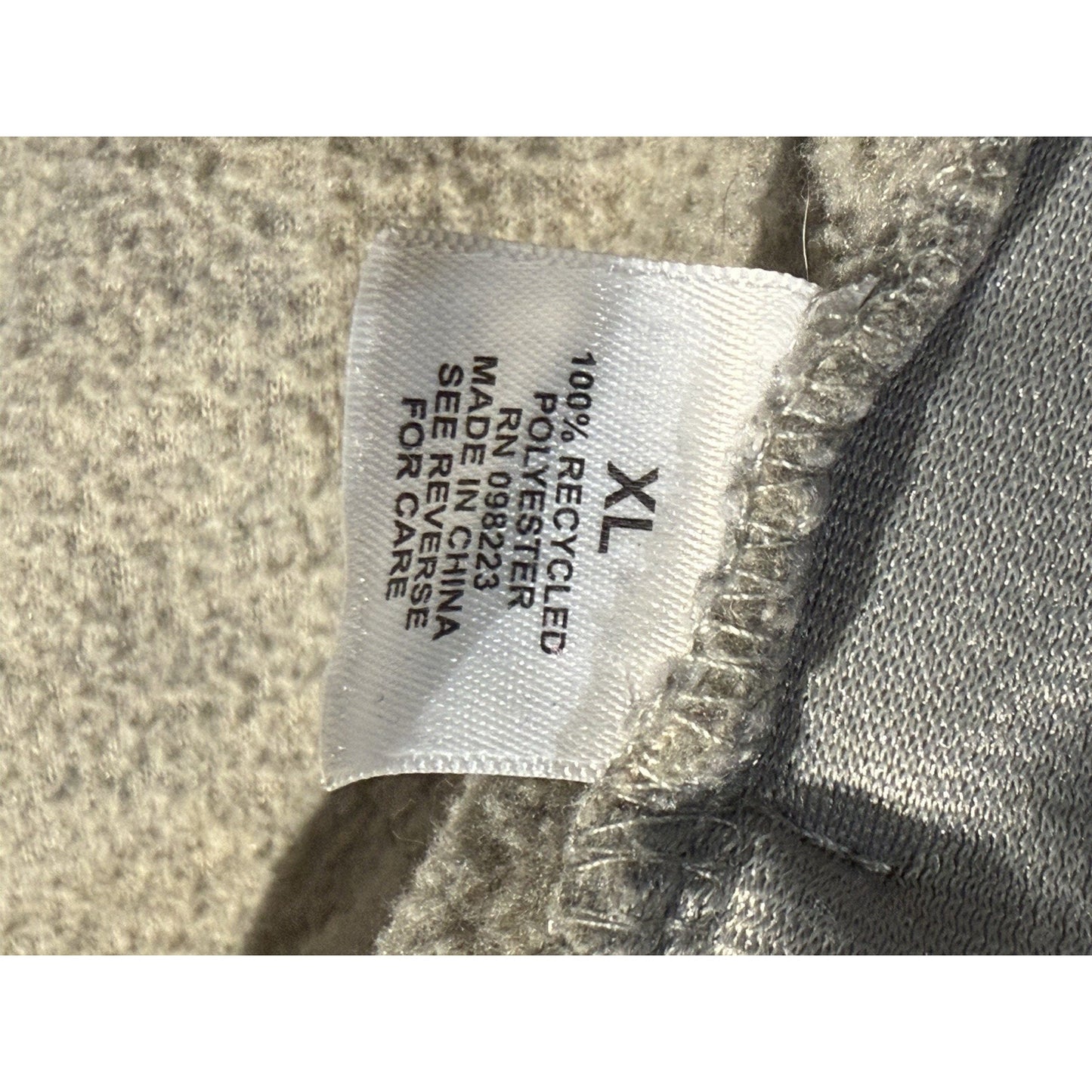 Magellan Outdoors XL Beige Full Zip Fleece Jacket Classic Fit Recycled Poly