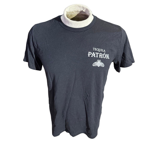 Patrón Tequila T-Shirt Medium Black We Perfected It Promo Bar Shirt