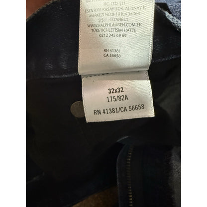 Polo Ralph Lauren Men’s Jeans 32x32 Dark Wash Stretch Denim Slim Fit