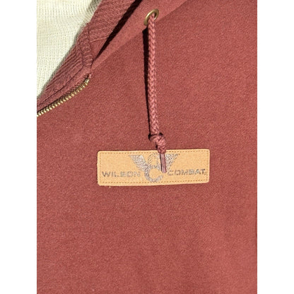 Wilson Combat Sportiqe Hoodie Men’s Large Maroon Full Zip Sweatshirt Jacket