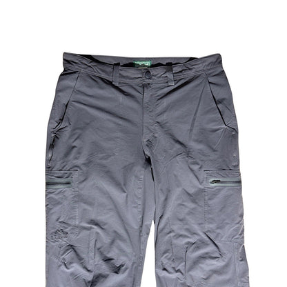 L.L.Bean Men’s Hiking Cargo Pants Gray 33x30 Nylon Spandex Lightweight Outdoor