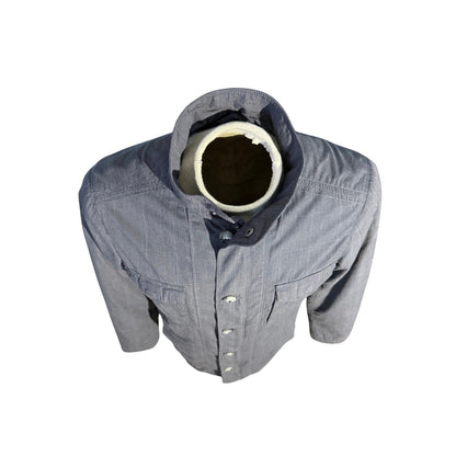 Banana Republic Men’s Gray Utility Jacket Small Cotton Lined Pockets