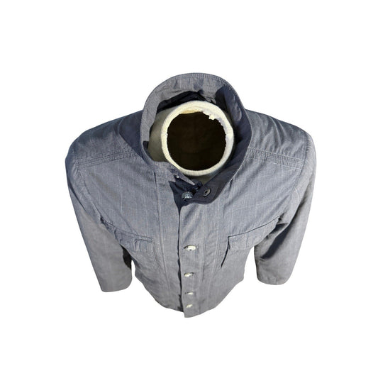 Banana Republic Men’s Gray Utility Jacket Small Cotton Lined Pockets