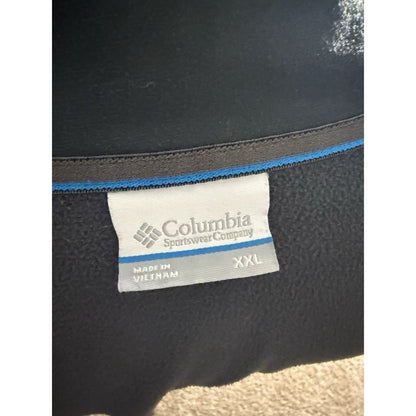 Columbia Men’s XXL Green Softshell Jacket WM6358 Fleece Lined Wind Resistant