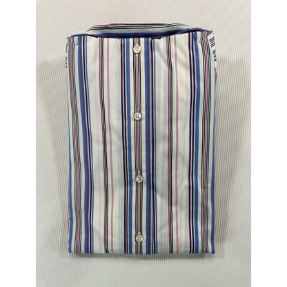 Ralph Lauren 18 XXL Custom Fit Stripe Button Down Dress Shirt NWT