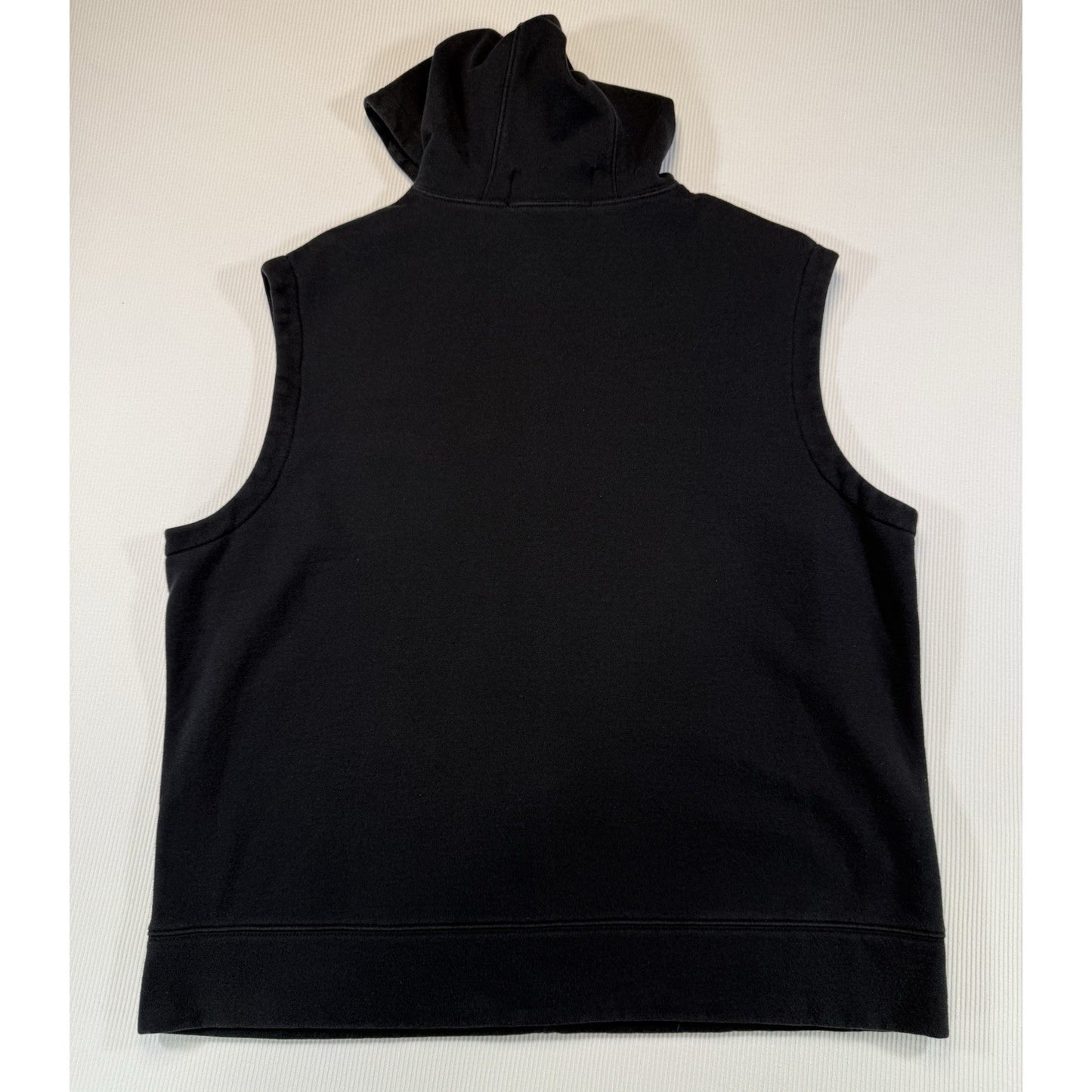 Polo Sport Ralph Lauren Sleeveless Hoodie Vest Mens L Black Full Zip