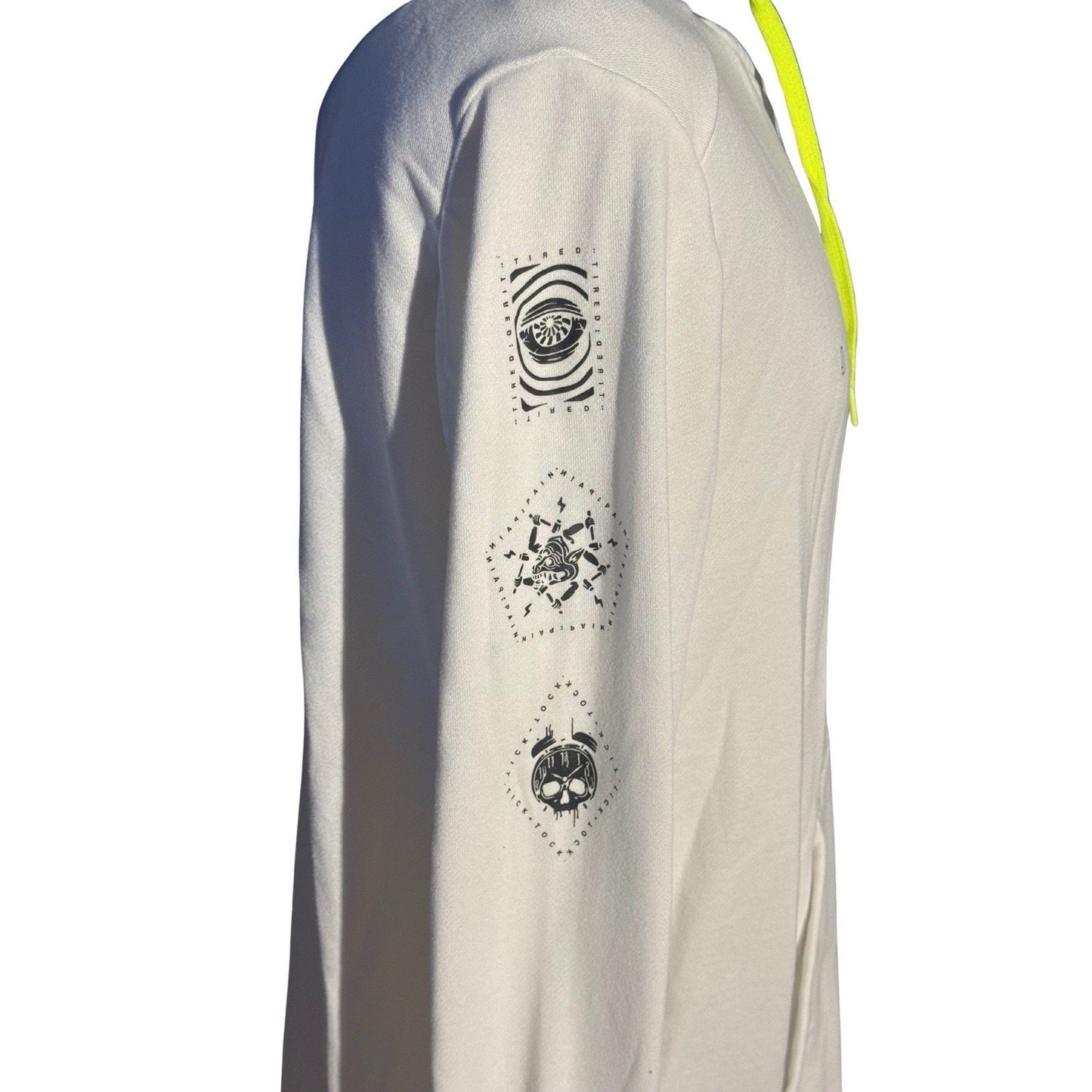 Nike Dri-Fit Just Do It Graphic Hoodie CK4591-100 SU20 Volt XL Rare Limited